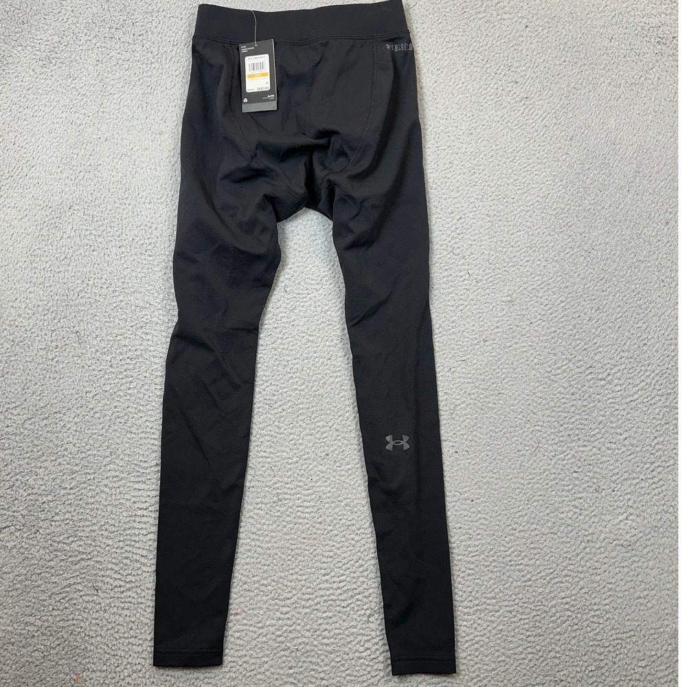NEW Under Armour Legging Mens Small Base 2.0 ColdGear Black Fitted Activewear